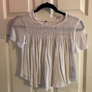 Free People White Tee